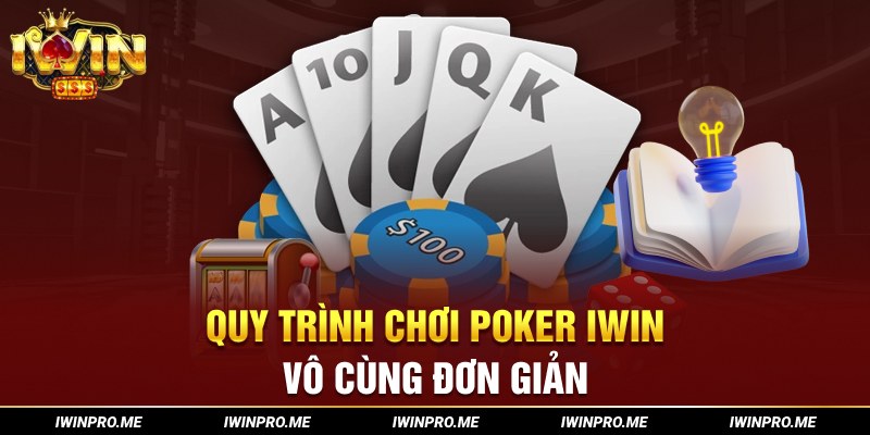 Quy trình chơi Poker iWin vô cùng đơn giản